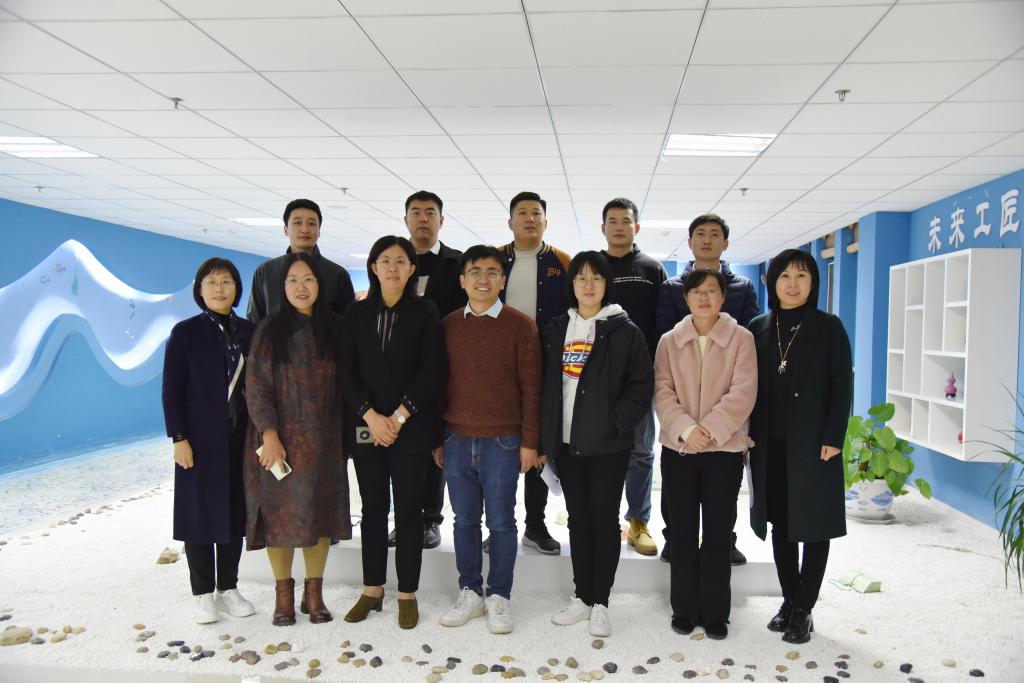 威海市委组织部一行到访明德学院